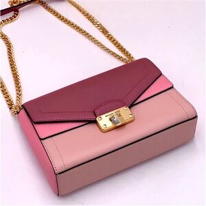 Michael Kors Kingsley Medium Flap
Shoulder Bag Crossbody Blossom